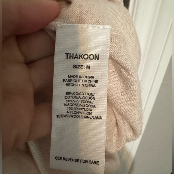 Thakoon Wrap Sweater Dress Oatmeal - Picture 5 of 6